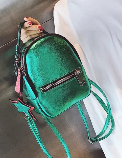 Rucsac dama verde Atena